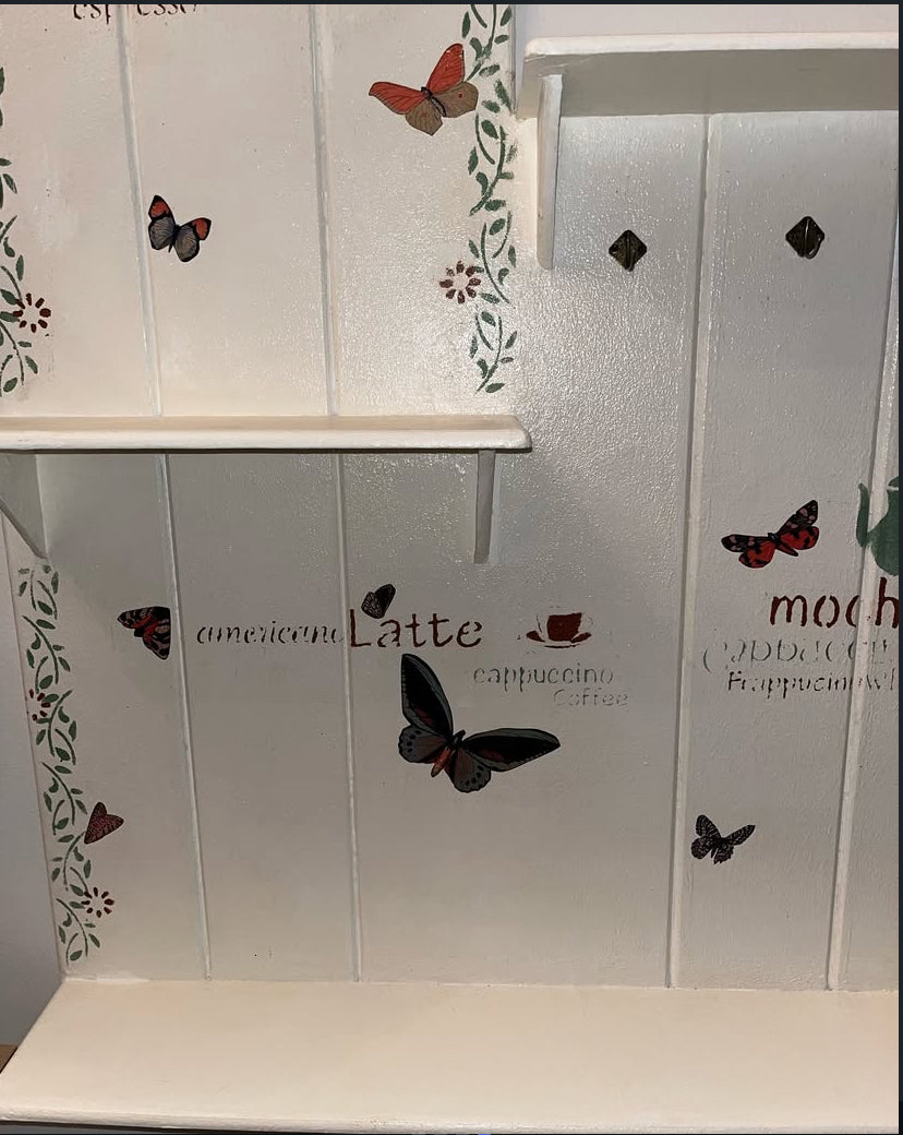 Butterfly coffee corner stand