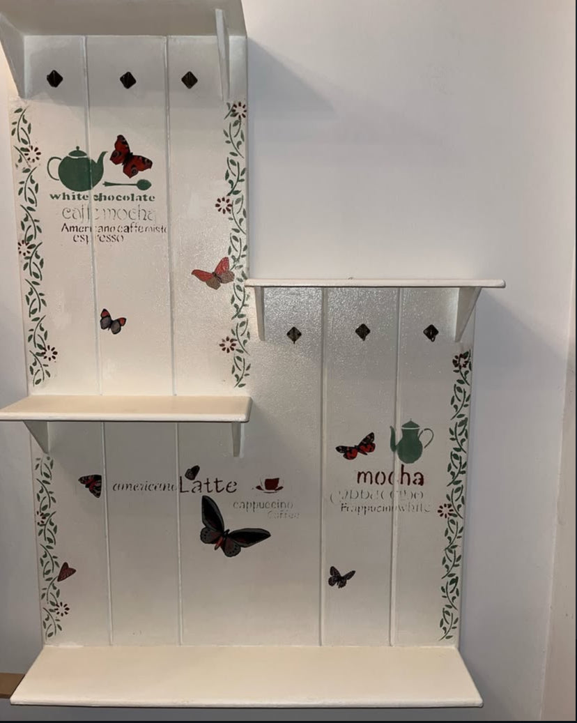 Butterfly coffee corner stand